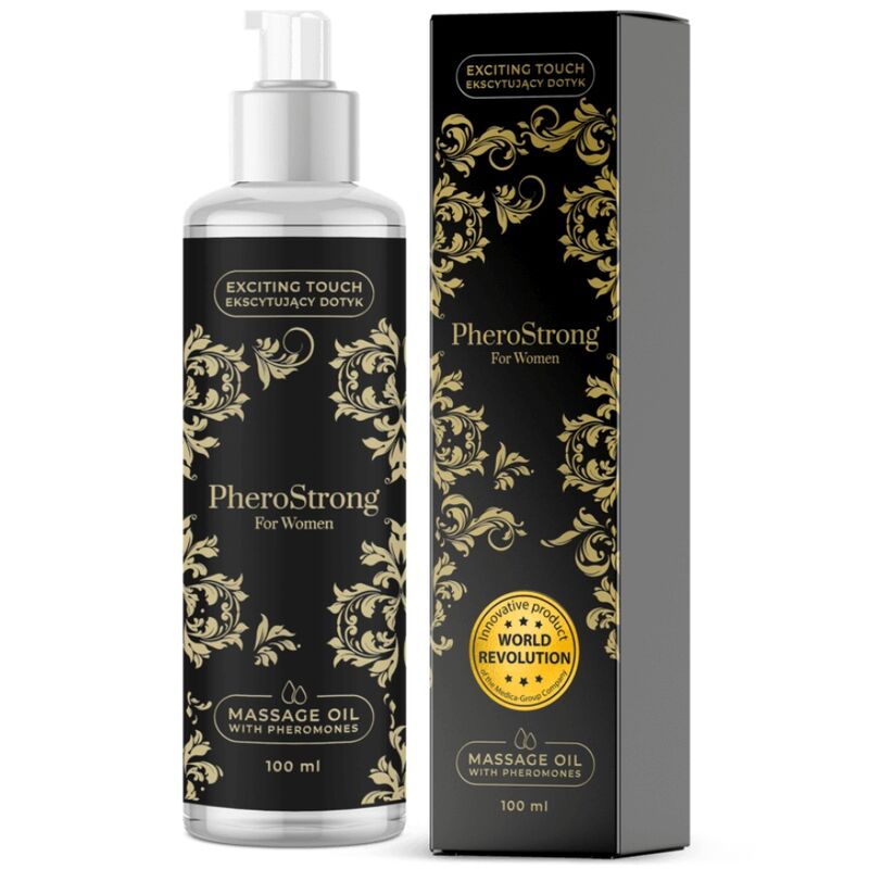 PHEROSTRONG - OLIO DA MASSAGGIO PER DONNA 100 ML - PHEROSTRONG - Intimo per le occasioni speciali | The Game Lingerie