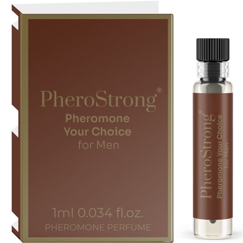 PHEROSTRONG - PROFUMO AI FEROMONI A TUA SCELTA PER UOMO 1 ML - PHEROSTRONG - Intimo per le occasioni speciali | The Game Lingerie