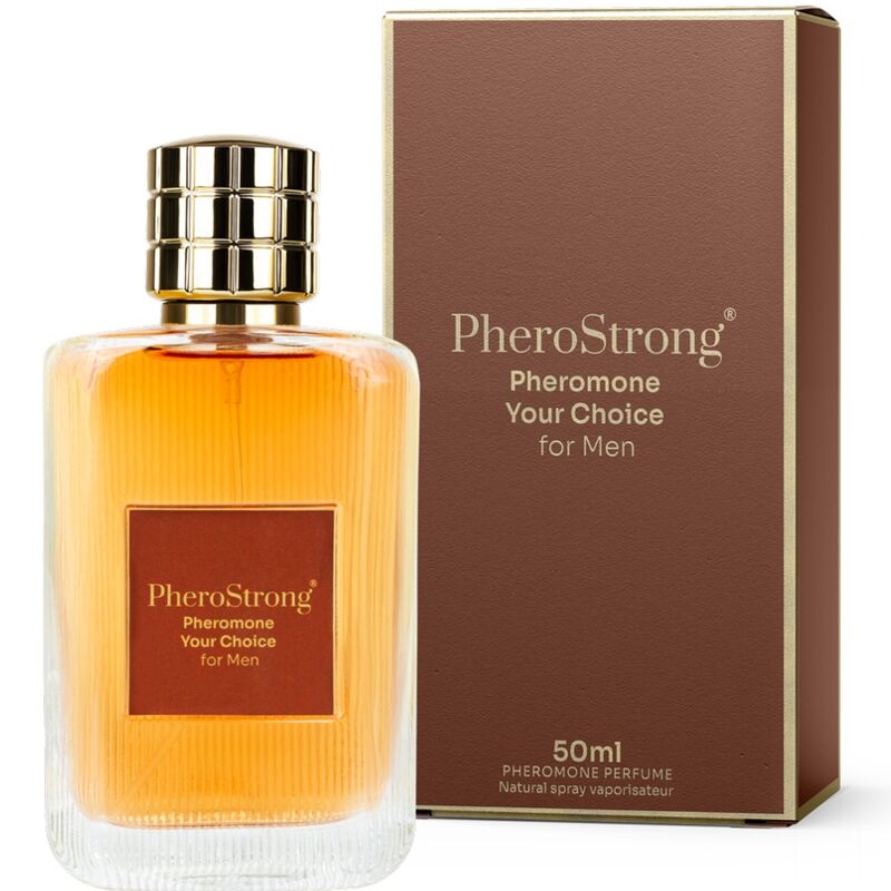 PHEROSTRONG - PROFUMO AI FEROMONI A TUA SCELTA PER UOMO 50 ML - PHEROSTRONG - Intimo per le occasioni speciali | The Game Lingerie
