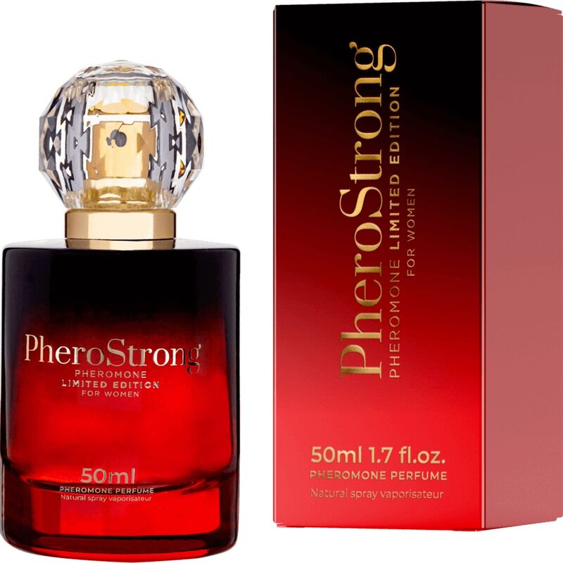 PHEROSTRONG - PROFUMO AI FEROMONI EDIZIONE LIMITATA PER DONNA 50 ML - PHEROSTRONG - Intimo per le occasioni speciali | The Game Lingerie