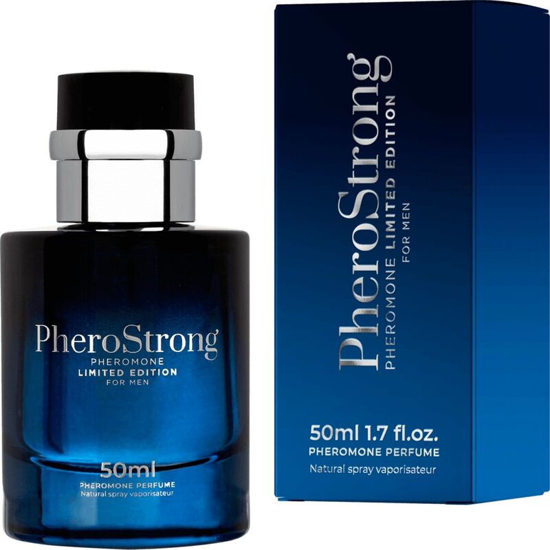 PHEROSTRONG - PROFUMO AI FEROMONI EDIZIONE LIMITATA PER UOMO 50 ML - PHEROSTRONG - Intimo per le occasioni speciali | The Game Lingerie