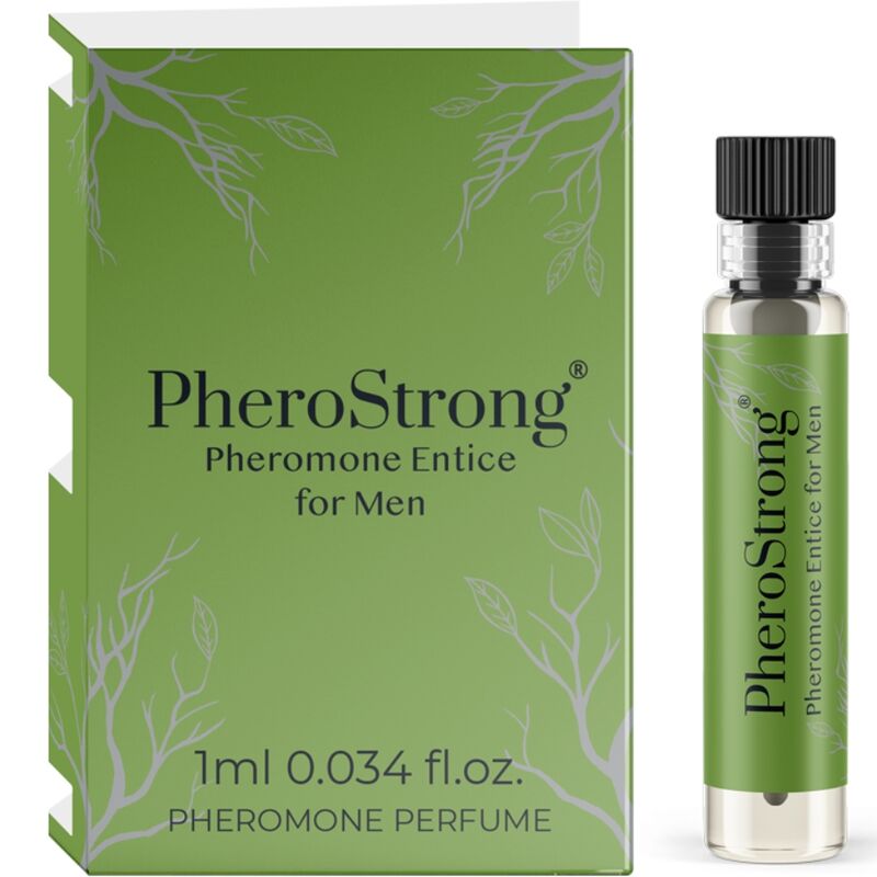 PHEROSTRONG - PROFUMO AI FEROMONI ENTICE PER UOMO 1 ML - PHEROSTRONG - Intimo per le occasioni speciali | The Game Lingerie