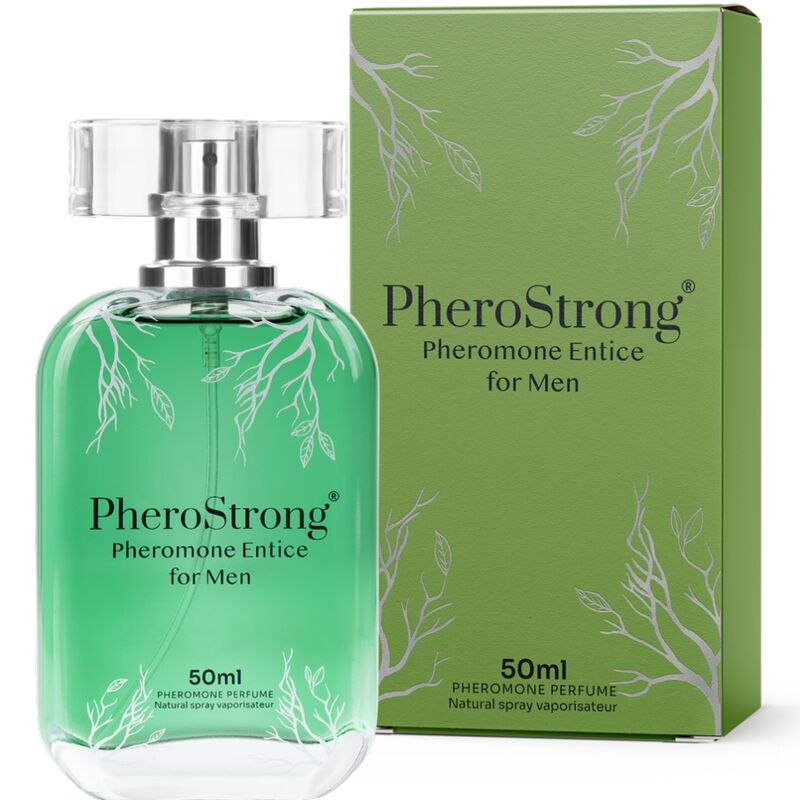 PHEROSTRONG - PROFUMO AI FEROMONI ENTICE PER UOMO 50 ML - PHEROSTRONG - Intimo per le occasioni speciali | The Game Lingerie