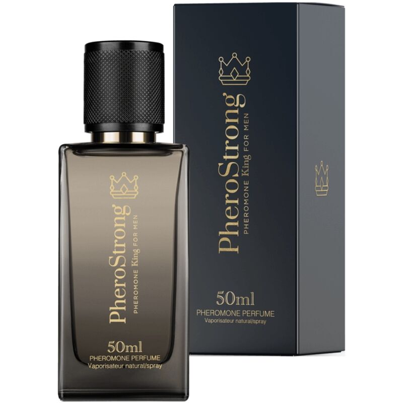 PHEROSTRONG - PROFUMO AI FEROMONI KING PER UOMO 50 ML - PHEROSTRONG - Intimo per le occasioni speciali | The Game Lingerie