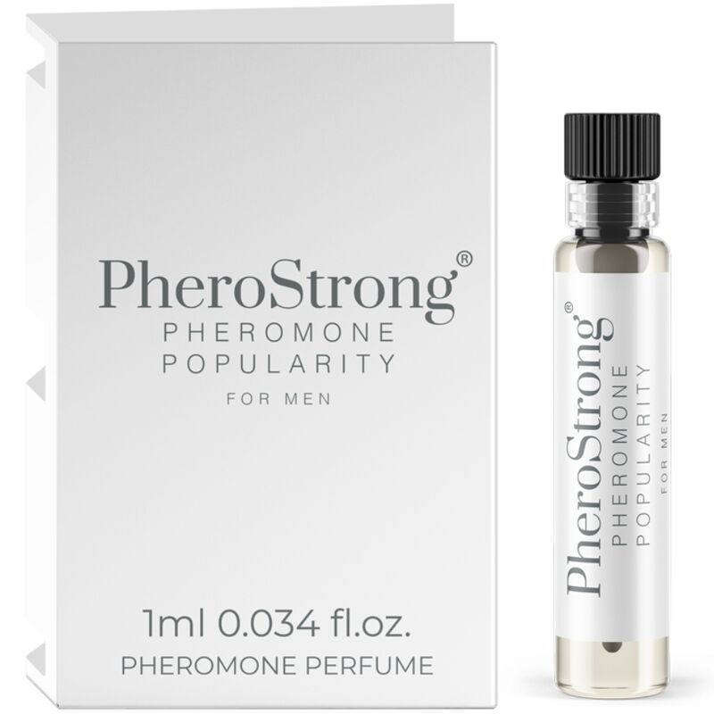 PHEROSTRONG - PROFUMO AI FEROMONI POPOLARE PER UOMINI 1 ML - PHEROSTRONG - Intimo per le occasioni speciali | The Game Lingerie