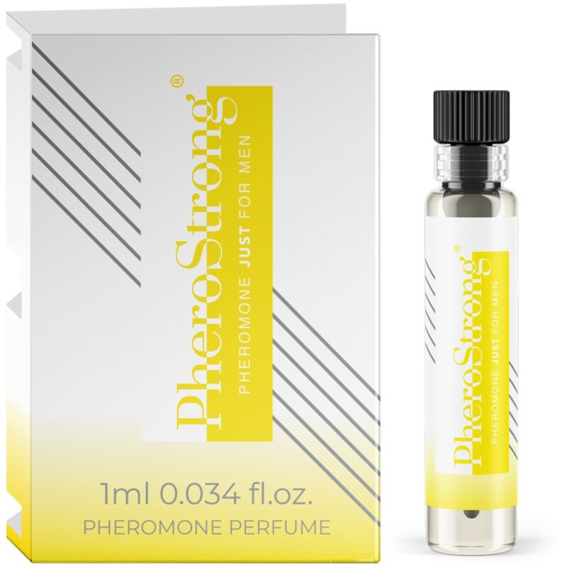 PHEROSTRONG - PROFUMO AI FEROMONI SOLO PER UOMINI 1 ML - PHEROSTRONG - Intimo per le occasioni speciali | The Game Lingerie