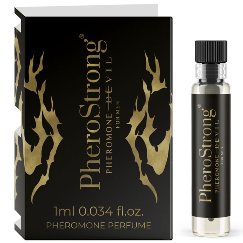 PHEROSTRONG - PROFUMO DEVIL AI FEROMONI PER UOMO 1 ML - PHEROSTRONG - Intimo per le occasioni speciali | The Game Lingerie