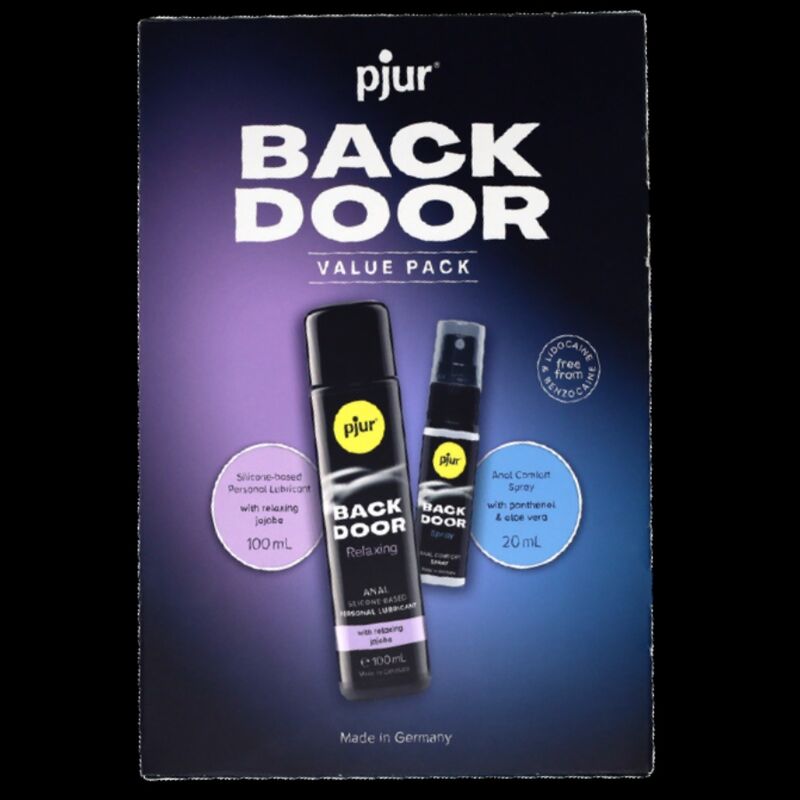 PJUR - BACK DOOR SET DI LUBRIFICANTE ANALE E SPRAY - PJUR - Intimo per le occasioni speciali | The Game Lingerie