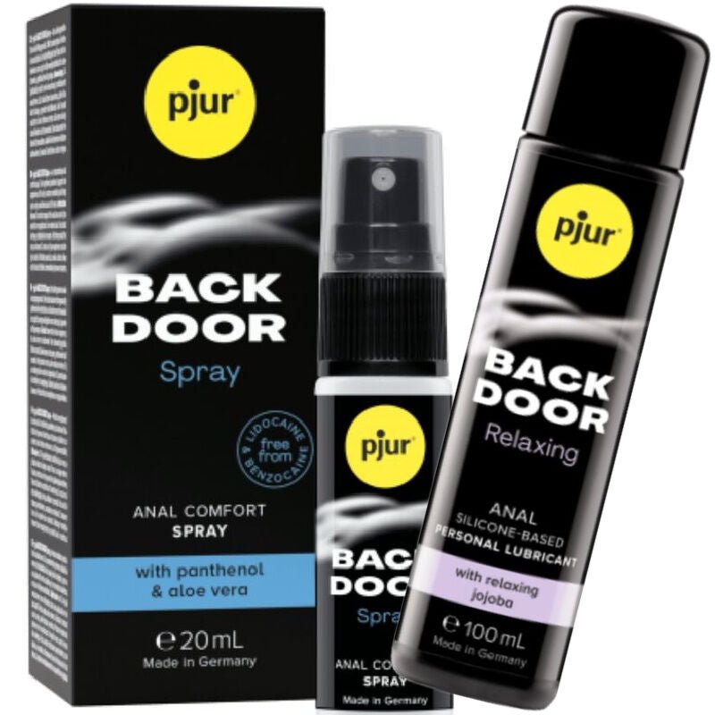 PJUR - BACK DOOR SET DI LUBRIFICANTE ANALE E SPRAY - PJUR - Intimo per le occasioni speciali | The Game Lingerie
