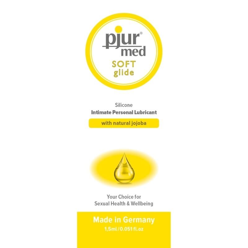 PJUR - LUBRIFICANTE AL SILICONE MED SOFT GLIDE 1.5 ML - PJUR - Intimo per le occasioni speciali | The Game Lingerie