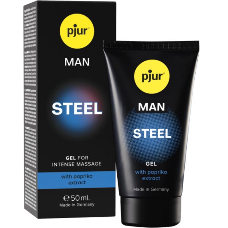 PJUR - MAN STEEL GEL STIMOLANTE 50 ML - PJUR - Intimo per le occasioni speciali | The Game Lingerie