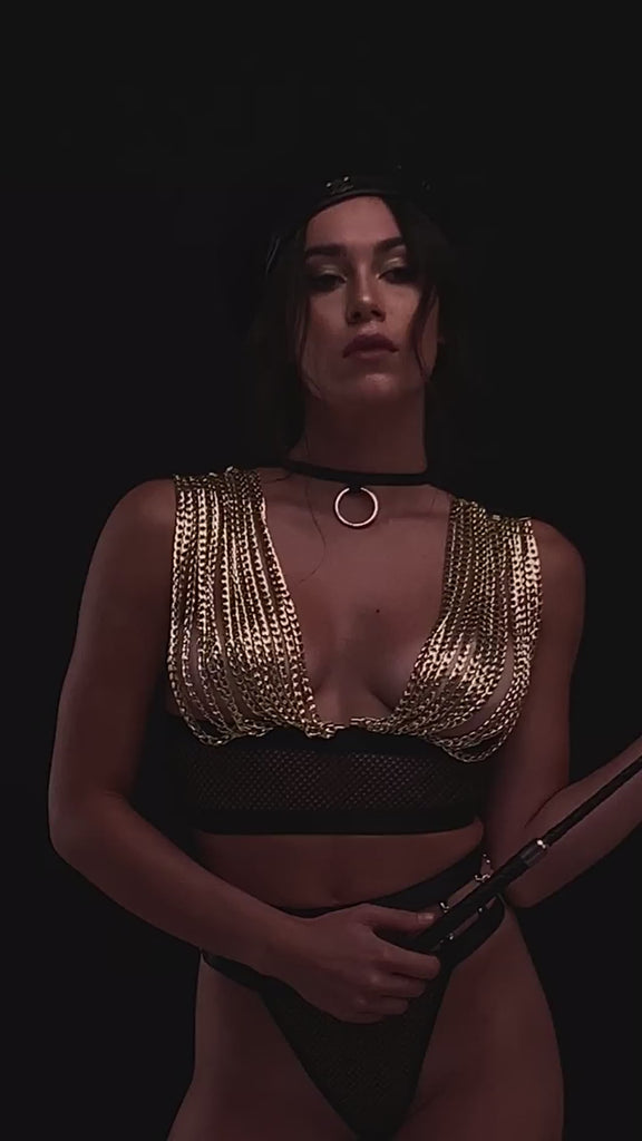 Completo da role play Golden Force - The Game Lingerie
