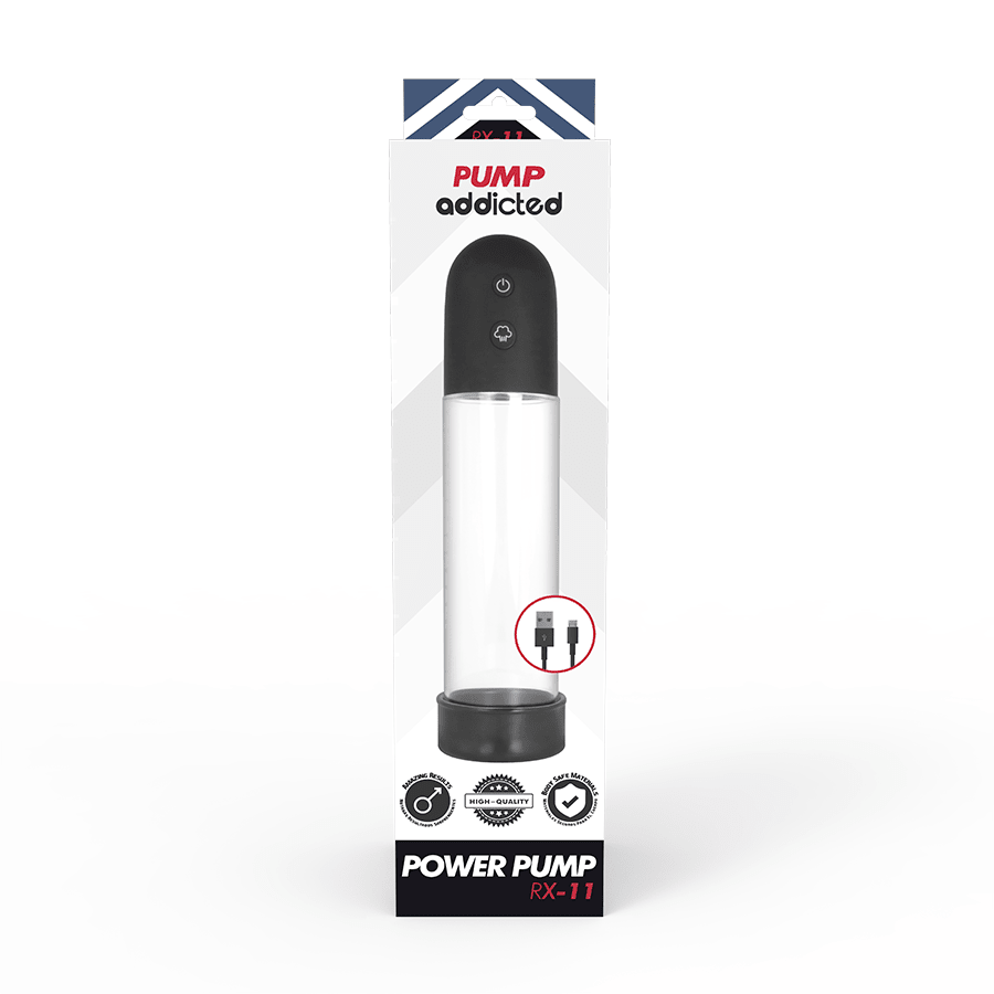 PUMP ADDICTED - POMPA DI EREZIONE AUTOMATICA RX11 - PUMP ADDICTED - Intimo per le occasioni speciali | The Game Lingerie