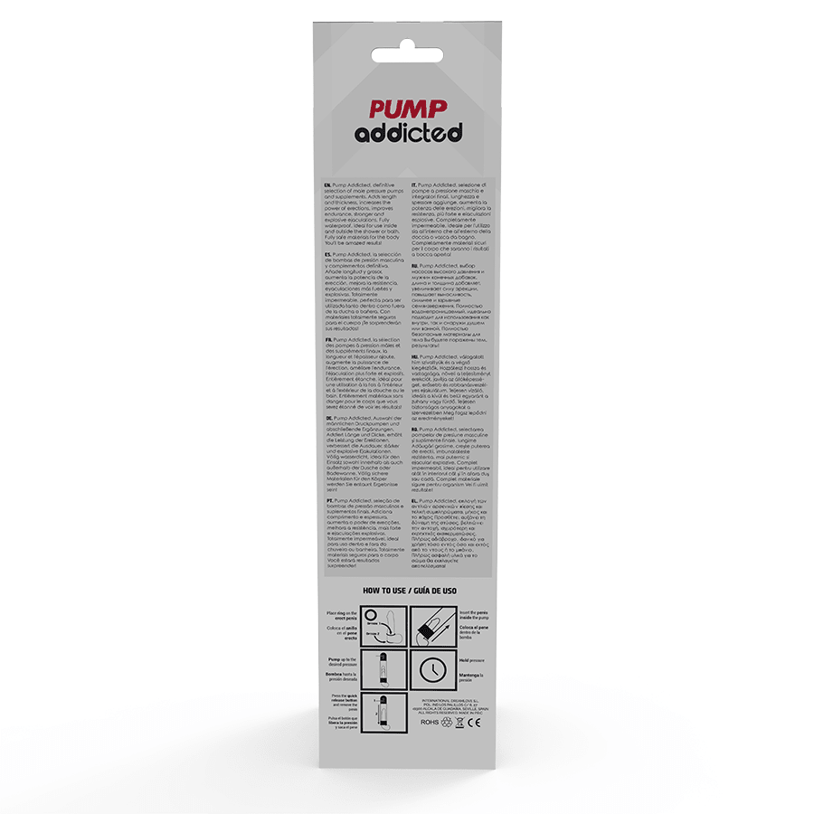 PUMP ADDICTED - POMPA DI EREZIONE AUTOMATICA RX11 - PUMP ADDICTED - Intimo per le occasioni speciali | The Game Lingerie