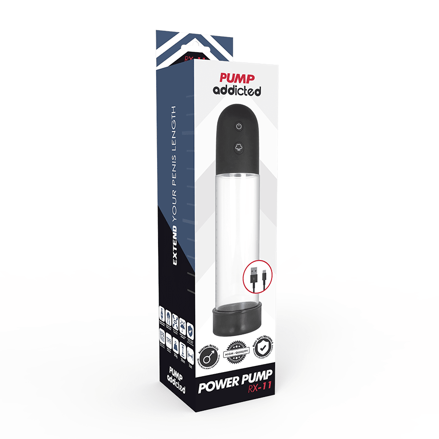 PUMP ADDICTED - POMPA DI EREZIONE AUTOMATICA RX11 - PUMP ADDICTED - Intimo per le occasioni speciali | The Game Lingerie