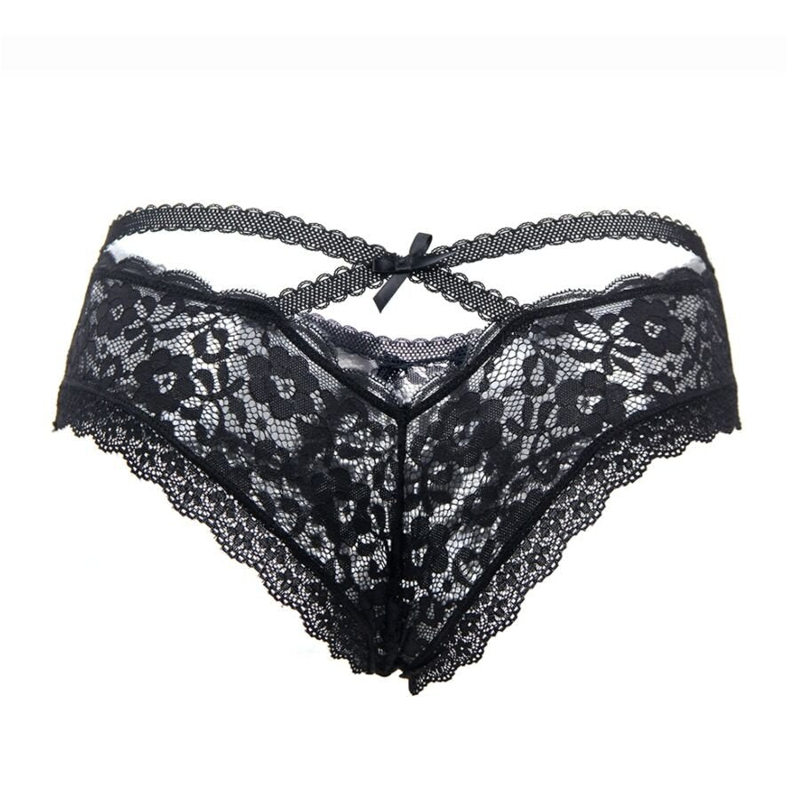 QUEEN LINGERIE - SLIP IN PIZZO FLOREALE S/M - QUEEN LINGERIE - Intimo per le occasioni speciali | The Game Lingerie