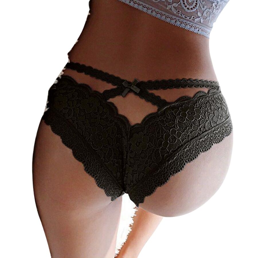 QUEEN LINGERIE - SLIP IN PIZZO FLOREALE S/M - QUEEN LINGERIE - Intimo per le occasioni speciali | The Game Lingerie