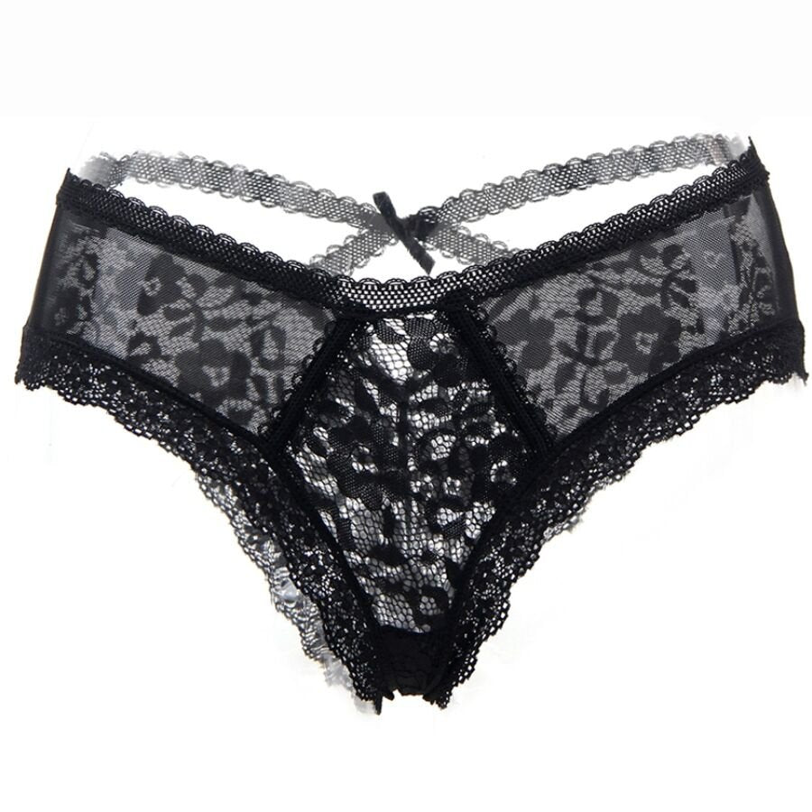 QUEEN LINGERIE - SLIP IN PIZZO FLOREALE S/M - QUEEN LINGERIE - Intimo per le occasioni speciali | The Game Lingerie