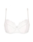 Reggiseno Morbido con Ricami Floreali e Ferretto Pamela Bianco - Gorteks - Intimo per le occasioni speciali | The Game Lingerie