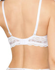 Reggiseno Push Up Lagerta in Pizzo Bianco - ROZA LINGERIE - The Game Lingerie