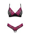 Set Sexy con Reggiseno e Perizoma Aperto Rosenty | Obsessive 185993