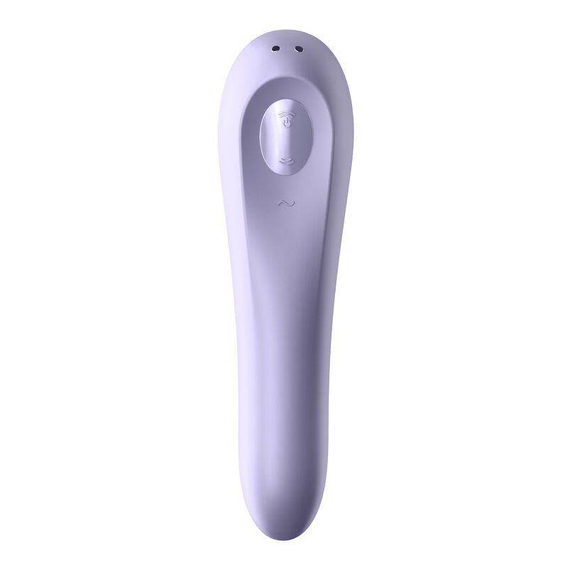 SATISFYER - VIBRATORE DUAL PLEASURE AIR PULSE MAUVE - SATISFYER CONNECT - Intimo per le occasioni speciali | The Game Lingerie