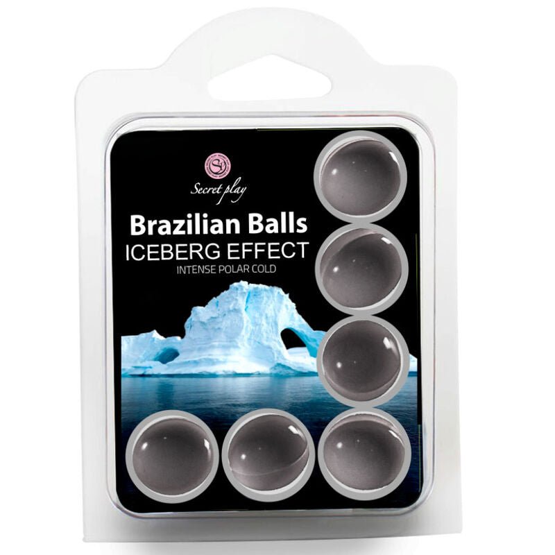 SECRET PLAY SET 6 PALLINE BRASILIANA EFFETTO ICEBERG - SECRETPLAY COSMETIC - Intimo per le occasioni speciali | The Game Lingerie