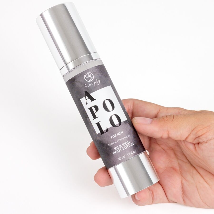 SECRETPLAY - APOLO SILK LOZIONE PER LA PELLE PER UOMO 50 ML - SECRETPLAY COSMETIC - Intimo per le occasioni speciali | The Game Lingerie