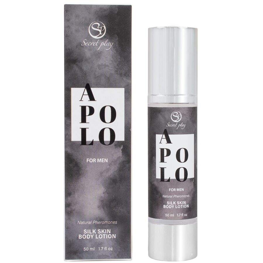 SECRETPLAY - APOLO SILK LOZIONE PER LA PELLE PER UOMO 50 ML - SECRETPLAY COSMETIC - Intimo per le occasioni speciali | The Game Lingerie