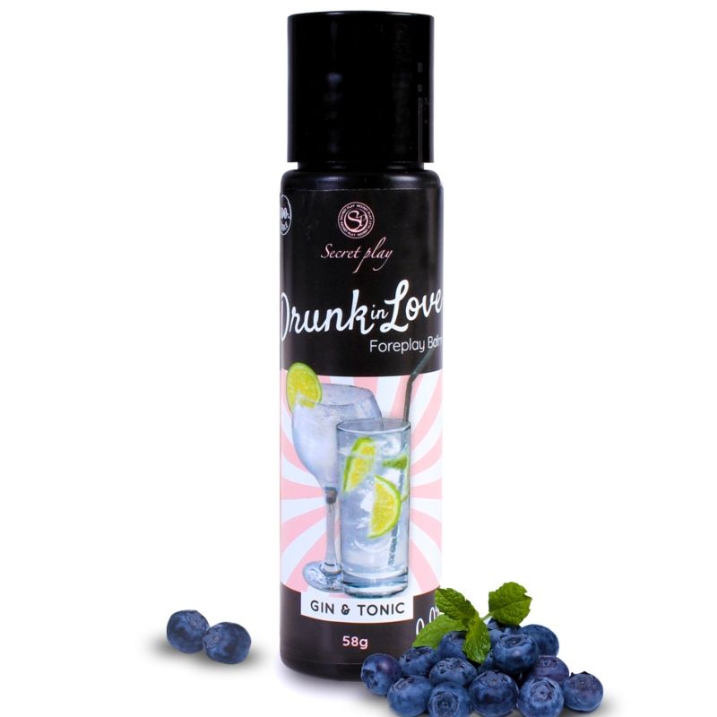 SECRETPLAY - DRUNK IN LOVE LUBRIFICANTE GIN&TONIC 60 ML - SECRETPLAY COSMETIC - Intimo per le occasioni speciali | The Game Lingerie