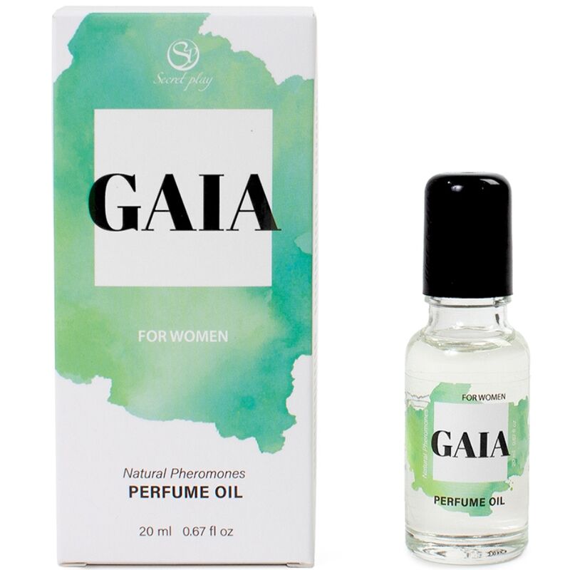 SECRETPLAY - GAIA PROFUMO NATURALE FEROMONI IN OLIO PER DONNA 20 ML - SECRETPLAY COSMETIC - Intimo per le occasioni speciali | The Game Lingerie