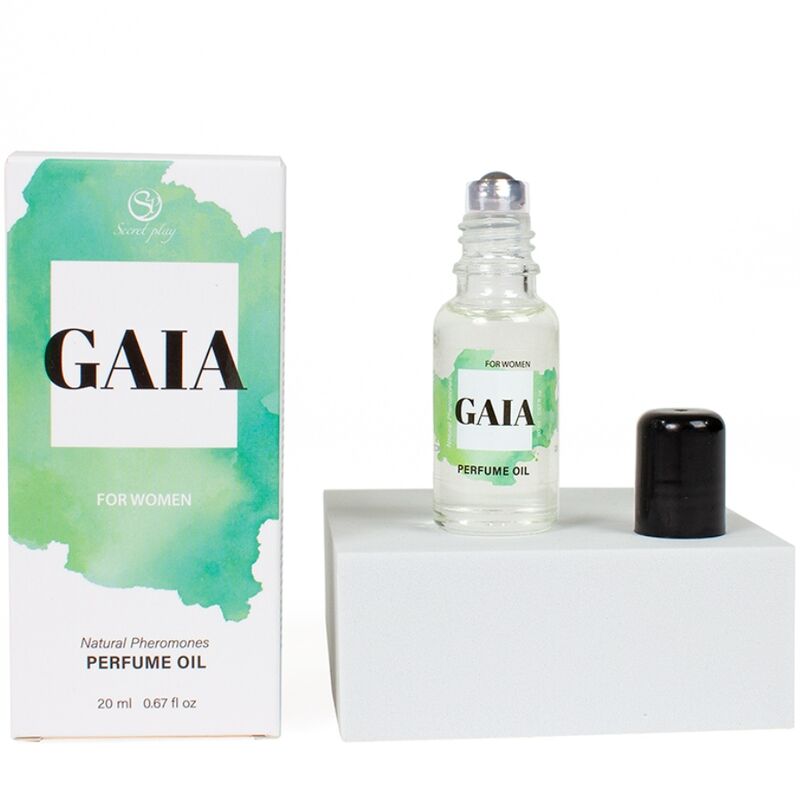 SECRETPLAY - GAIA PROFUMO NATURALE FEROMONI IN OLIO PER DONNA 20 ML - SECRETPLAY COSMETIC - Intimo per le occasioni speciali | The Game Lingerie