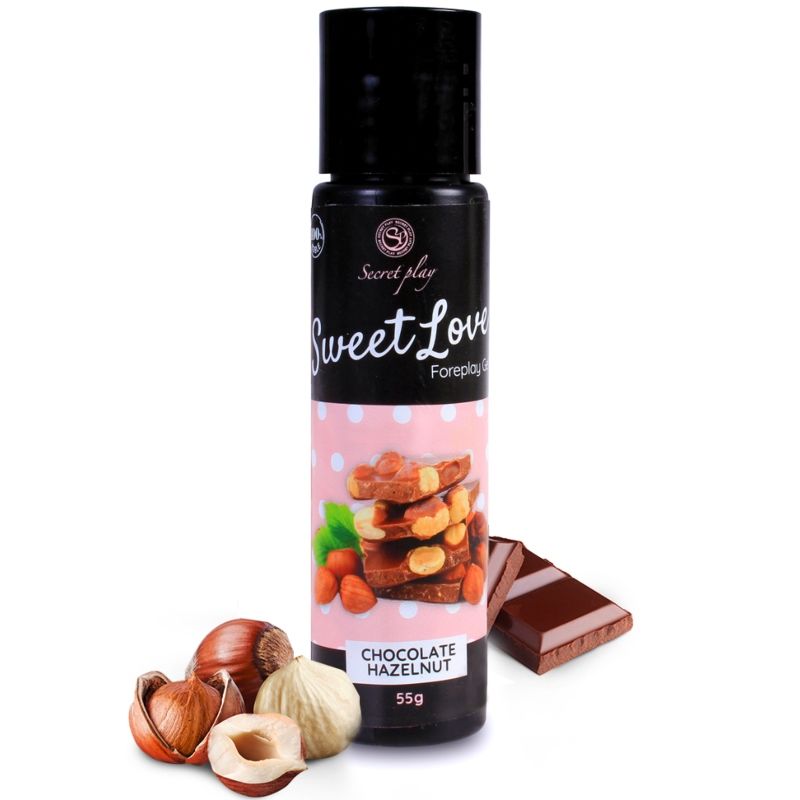 SECRETPLAY - GEL DOLCE AMORE CIOCCOLATO CON NOCCIOLA 60 ML - SECRETPLAY COSMETIC - Intimo per le occasioni speciali | The Game Lingerie
