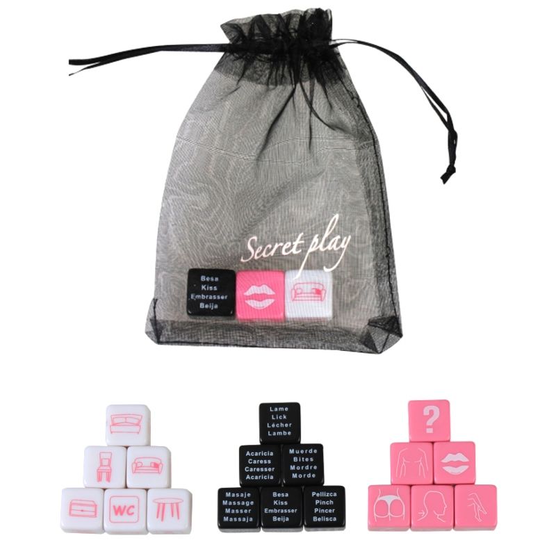 SECRETPLAY - GIOCO 3 DADI (ES/PT/EN/FR) - SECRETPLAY 100% GAMES - Intimo per le occasioni speciali | The Game Lingerie
