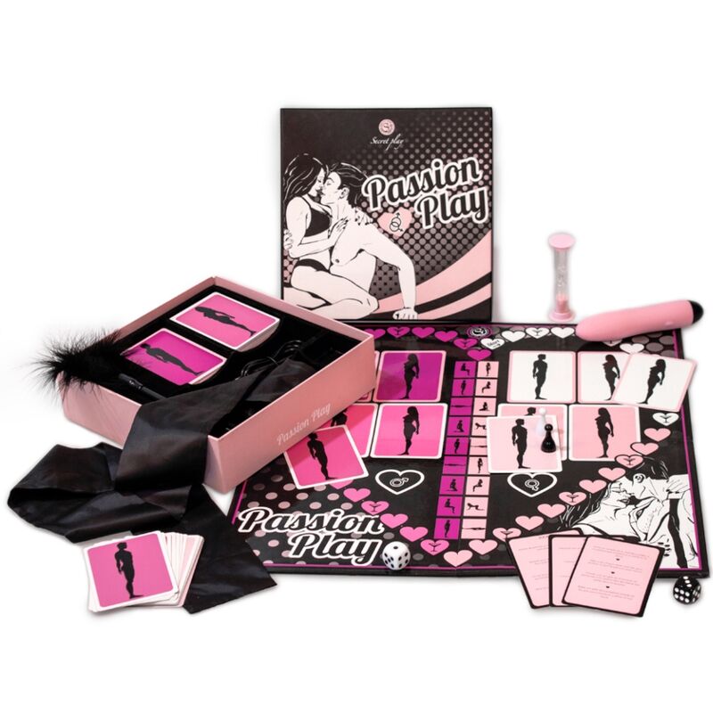 SECRETPLAY - GIOCO DA TAVOLO PASSION PLAY (ES/EN/FR/PT) - SECRETPLAY 100% GAMES - Intimo per le occasioni speciali | The Game Lingerie