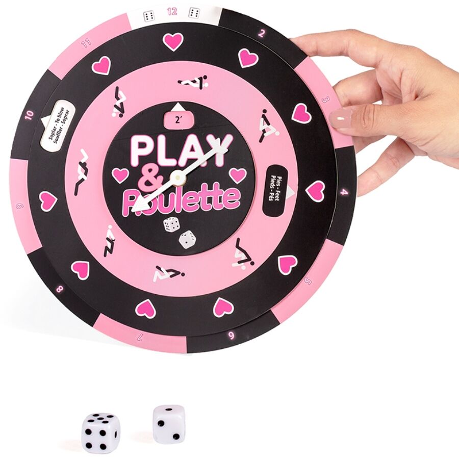 SECRETPLAY - GIOCO DI DADI E ROULETTE (ES/PT/EN/FR) - SECRETPLAY 100% GAMES - Intimo per le occasioni speciali | The Game Lingerie