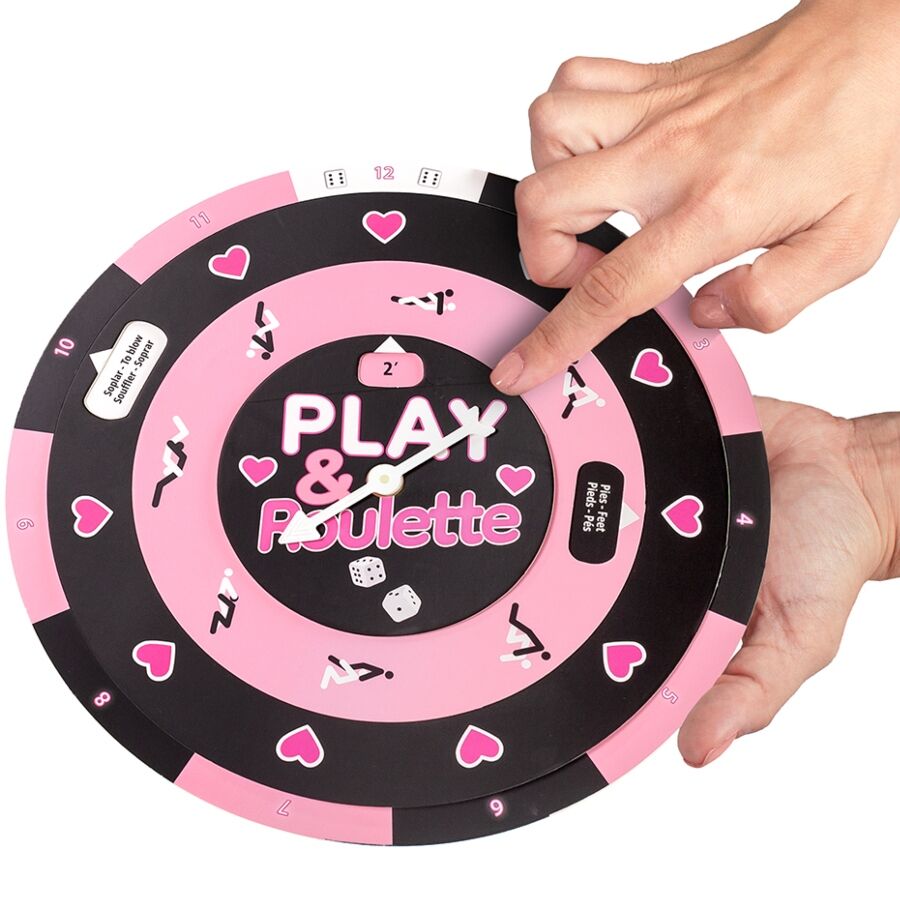 SECRETPLAY - GIOCO DI DADI E ROULETTE (ES/PT/EN/FR) - SECRETPLAY 100% GAMES - Intimo per le occasioni speciali | The Game Lingerie