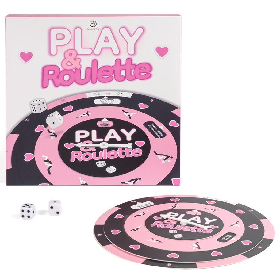 SECRETPLAY - GIOCO DI DADI E ROULETTE (ES/PT/EN/FR) - SECRETPLAY 100% GAMES - Intimo per le occasioni speciali | The Game Lingerie