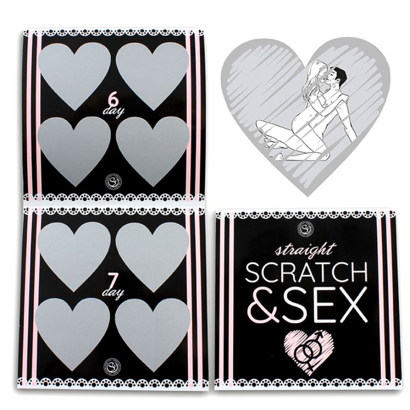 SECRETPLAY - GIOCO DI GRATTA E SESSO PER COPPIE ETERO (ES/EN/FR/PT/DE) - SECRETPLAY 100% GAMES - Intimo per le occasioni speciali | The Game Lingerie