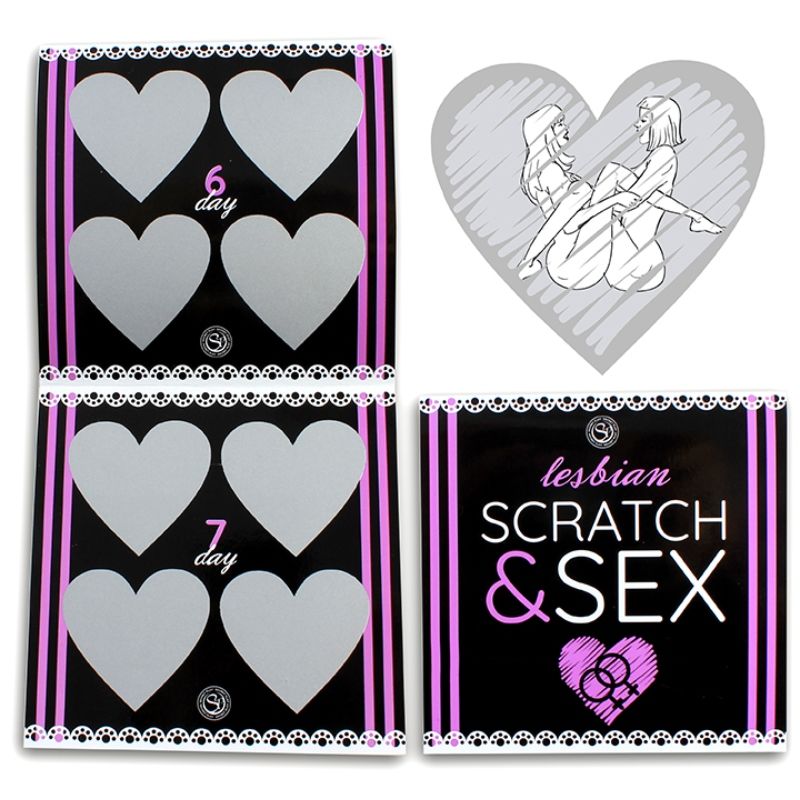 SECRETPLAY - GIOCO DI GRATTA E SESSO PER COPPIE POSIZIONI LESBICHE (ES/EN/FR/PT/DE) - SECRETPLAY 100% GAMES - Intimo per le occasioni speciali | The Game Lingerie