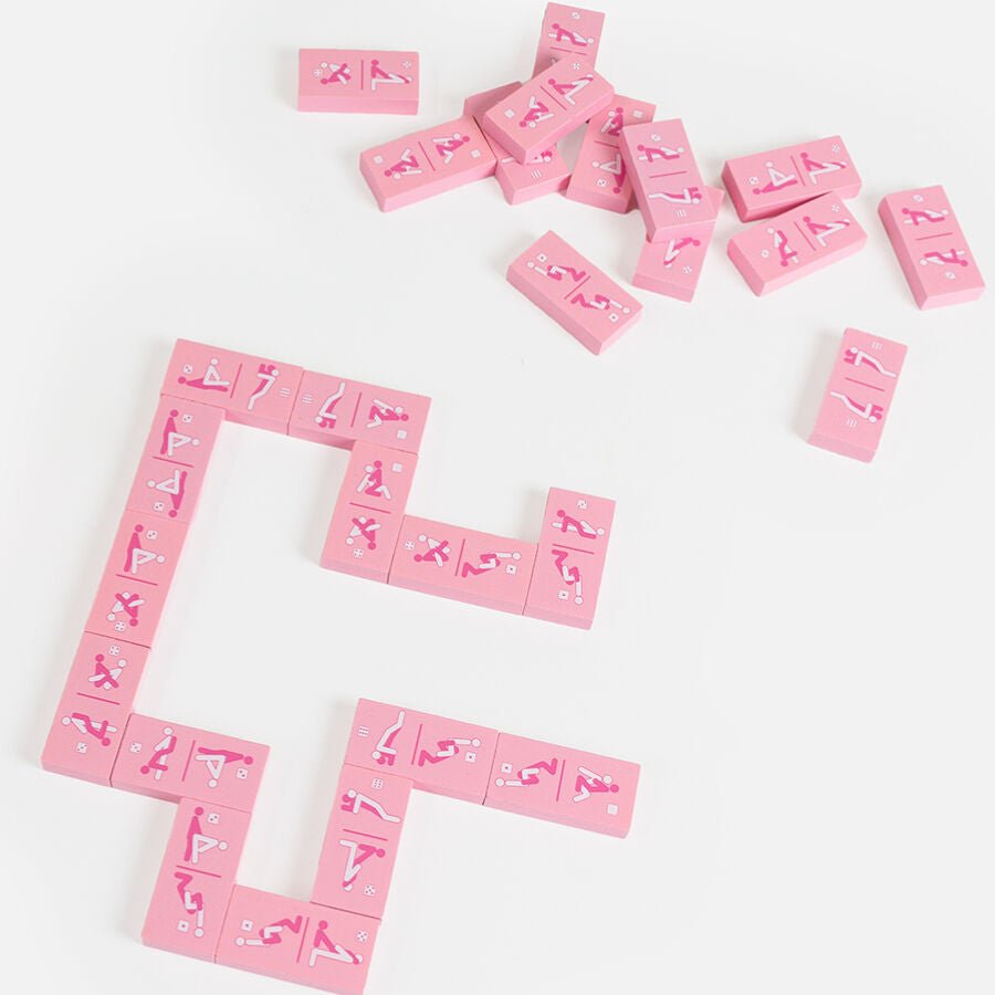 SECRETPLAY - GIOCO DI LEGNO KINKY DOMINO - SECRETPLAY 100% GAMES - Intimo per le occasioni speciali | The Game Lingerie