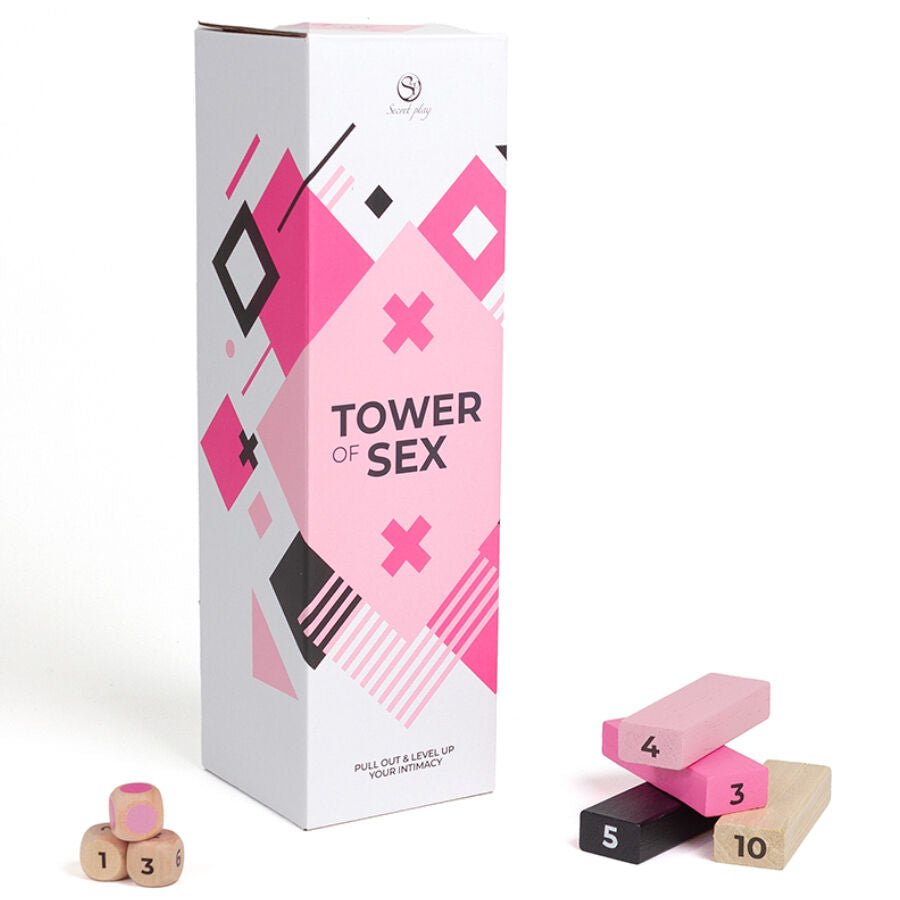 SECRETPLAY - GIOCO IN LEGNO TORRE DEL SESSO - SECRETPLAY 100% GAMES - Intimo per le occasioni speciali | The Game Lingerie