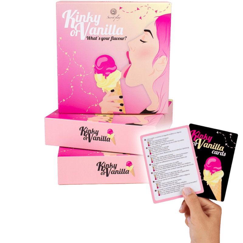 SECRETPLAY - GIOCO KINKY O VANILLA /ES/EN/FR/DE/IT/PT/NL/ - SECRETPLAY 100% GAMES - Intimo per le occasioni speciali | The Game Lingerie