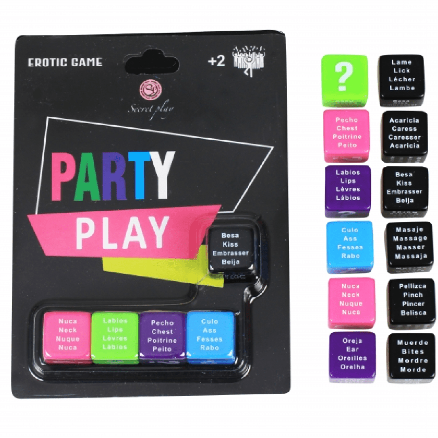 SECRETPLAY - GIOCO PARTY PLAY 5 DATO (ES/PT/EN/FR) - SECRETPLAY 100% GAMES - Intimo per le occasioni speciali | The Game Lingerie