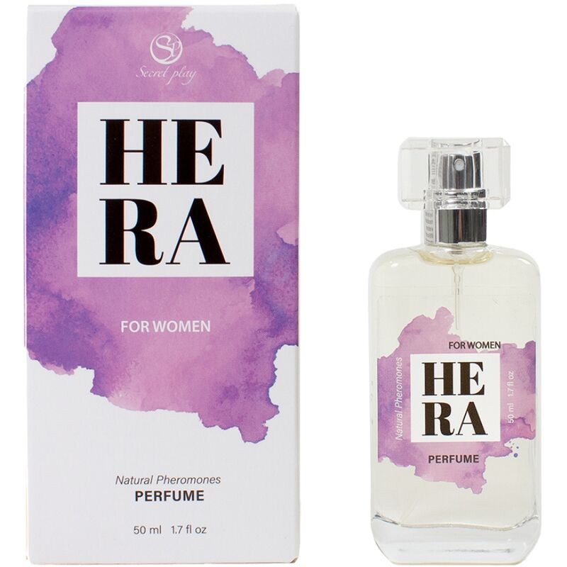SECRETPLAY - HERA NATURAL PERFUME SPRAY FEROMONI PER DONNA 50 ML - SECRETPLAY COSMETIC - Intimo per le occasioni speciali | The Game Lingerie