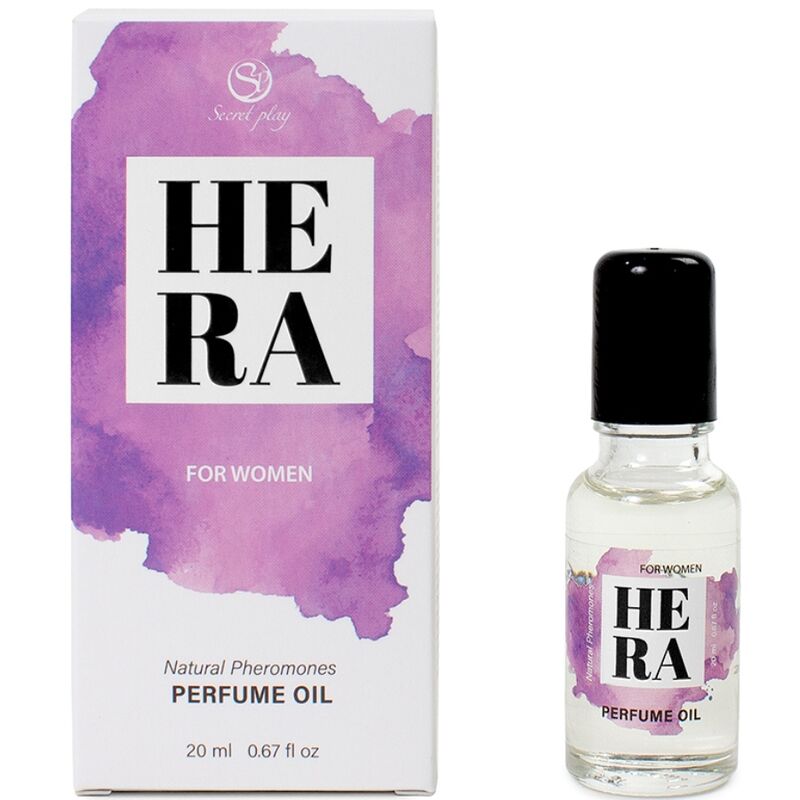 SECRETPLAY - HERA PROFUMO NATURALE FEROMONI IN OLIO PER DONNA 20 ML - SECRETPLAY COSMETIC - Intimo per le occasioni speciali | The Game Lingerie