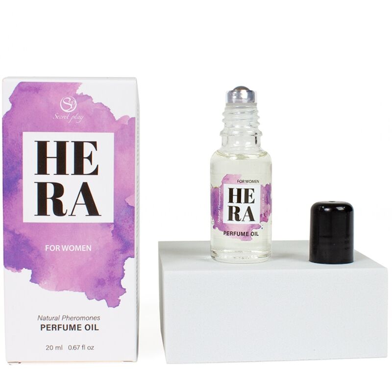 SECRETPLAY - HERA PROFUMO NATURALE FEROMONI IN OLIO PER DONNA 20 ML - SECRETPLAY COSMETIC - Intimo per le occasioni speciali | The Game Lingerie
