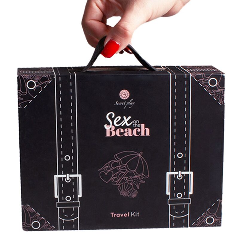 SECRETPLAY - KIT DA VIAGGIO SESSO IN SPIAGGIA (ES/EN/DE/FR/NL/PT) - SECRETPLAY 100% GAMES - Intimo per le occasioni speciali | The Game Lingerie