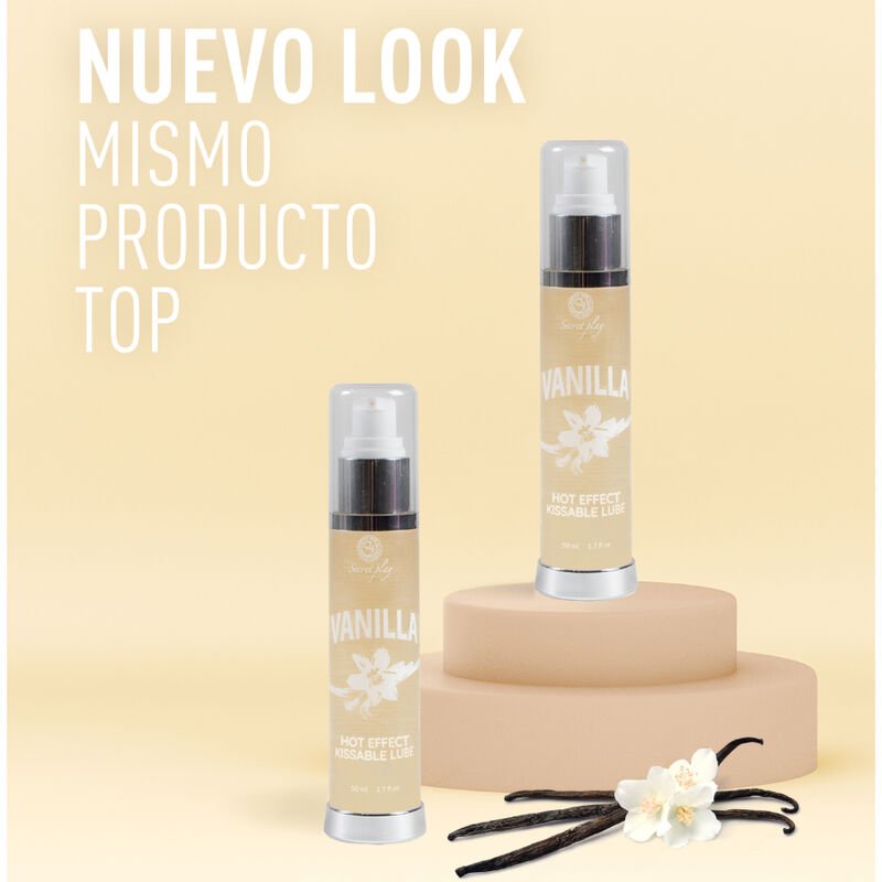 SECRETPLAY - LUBRIFICANTE 2 - 1 EFFETTO CALORE VANIGLIA 50 ML - SECRETPLAY COSMETIC - Intimo per le occasioni speciali | The Game Lingerie