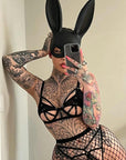 Set Penny Black con harness - Playful Promises - The Game Lingerie